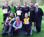 At the training ground pledging their support