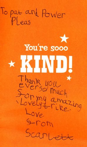 Scarlett's card