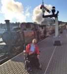 Darren at the Welsh Highland Railway
