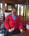 Darren on the Welsh Highland Railway