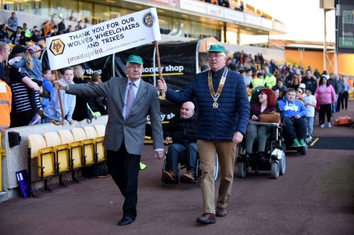 Half-time lap of honour